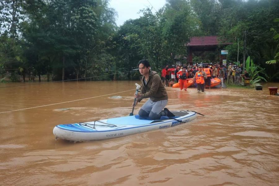 Bencana Hidrometeorologi Kembali Melanda, Bupati Trenggalek Tinjau Langsung Lokasi Banjir