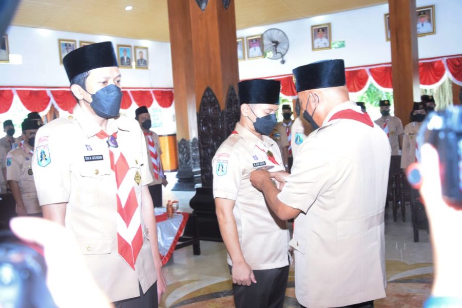 Bupati Trenggalek Beserta Wakilnya Dilantik Sebagai Kamabicab dan Kakwarcab