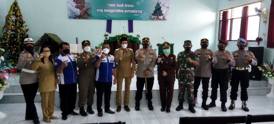 Jelang Natal, Forkopimda Lakukan pengecekan di Sejumlah Gereja