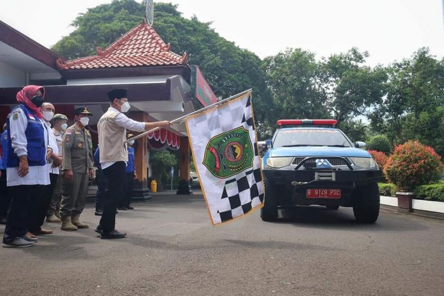 Pemkab Trenggalek Luncurkan Bantuan Kemanusiaan Korban Erupsi Gunung Semeru