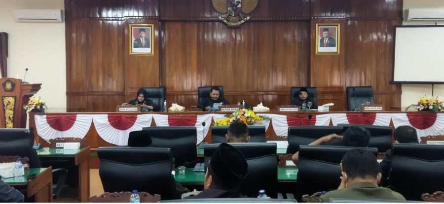 Perubahan Keanggotaan AKD DPRD Trenggalek disahkan Dalam Paripurna